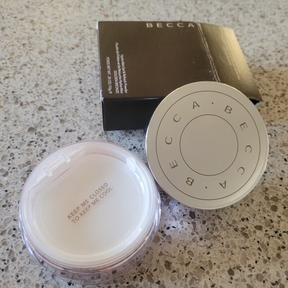 BECCA Hydra-Mist Set & Refresh Powder Golden Bronze .35oz✨️NEW✨️Discontinued✨️ - Picture 5 of 11